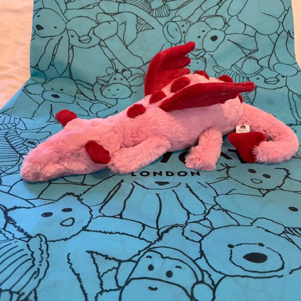 Jellycat Heart Dragon - NWT & Dust Bag - Sold out. Price is firm.